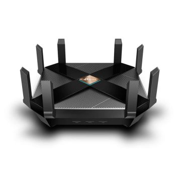 TP-Link Archer AX6000 draadloze router Gigabit Ethernet Dual-band (2.4 GHz / 5 GHz) Zwart (ARCHER AX6000) thumbnail