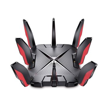 TP-Link ARCHER GX90 draadloze router Gigabit Ethernet Tri-band (2.4 GHz / 5 GHz / 5 GHz) Zwart (ARCHER GX90) thumbnail
