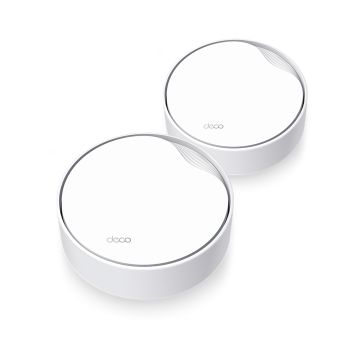 TP-Link DECO X50-POE(2-PACK) mesh-wifi-systeem Dual-band (2.4 GHz / 5 GHz) Wi-Fi 6 (802.11ax) Wit 3 Intern (DECO X50-POE(2-PACK)) thumbnail