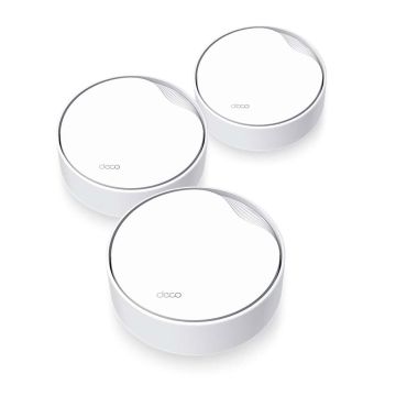 TP-Link DECO X50-PoE(3-PACK) Dual-band (2.4 GHz / 5 GHz) Wi-Fi 6 (802.11ax) Wit Intern (DECO X50-POE(3-PACK)) thumbnail