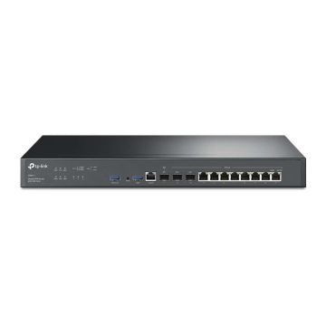 TP-Link Omada ER8411 bedrade router Gigabit Ethernet Zwart (ER8411) thumbnail