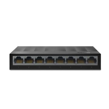 TP-Link LS1008G Unmanaged Gigabit Ethernet (10/100/1000) Zwart (LS1008G) thumbnail