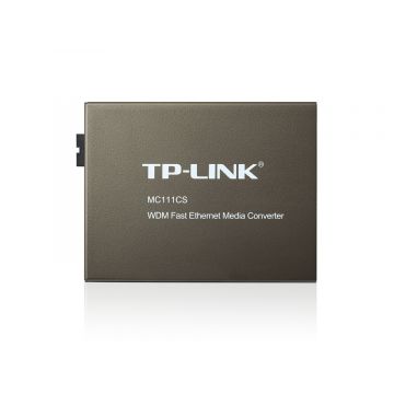 TP-Link MC111CS netwerk media converter 1000 Mbit/s 1550 nm Single-mode Zwart