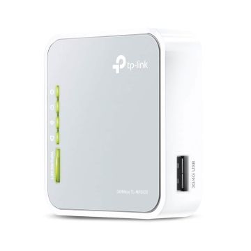 TP-Link TL-MR3020 draadloze router Fast Ethernet Single-band (2.4 GHz) 4G Zilver, Wit (TL-MR3020) thumbnail