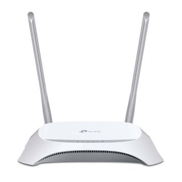 TP-Link TL-MR3420 draadloze router Fast Ethernet Single-band (2.4 GHz) Zwart, Wit (TL-MR3420) thumbnail