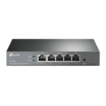 TP-Link TL-R470T+ bedrade router Fast Ethernet Zwart (TL-R470T+) thumbnail