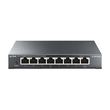 TP-Link Omada TL-RP108GE netwerk-switch Managed L2 Gigabit Ethernet (10/100/1000) Power over Ethernet (PoE) Zwart (TL-RP108GE) thumbnail