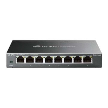 TP-Link TL-SG108E Managed L2 Gigabit Ethernet (10/100/1000) Zwart (TL-SG108E) thumbnail