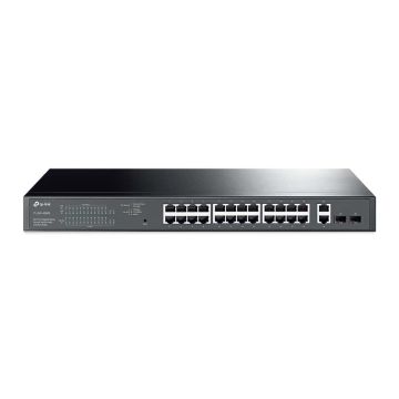 TP-Link TL-SG1428PE netwerk-switch Managed L2 Gigabit Ethernet (10/100/1000) Power over Ethernet (PoE) 1U Zwart (TL-SG1428PE) thumbnail