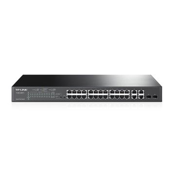 TP-Link T1500-28PCT Managed L2 Fast Ethernet (10/100) Power over Ethernet (PoE) 1U Zwart (TL-SL2428P) thumbnail