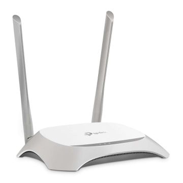 TP-Link TL-WR840N draadloze router Fast Ethernet Single-band (2.4 GHz) Grijs, Wit (TL-WR840N) thumbnail