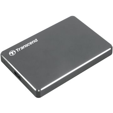 Transcend StoreJet 25C3 externe harde schijf 1000 GB Grijs (TS1TSJ25C3N) thumbnail