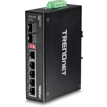 Trendnet TI-G62 netwerk-switch Unmanaged L2 Gigabit Ethernet (10/100/1000) Zwart (TI-G62) thumbnail