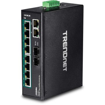 Trendnet TI-PG102 netwerk-switch Unmanaged Gigabit Ethernet (10/100/1000) Power over Ethernet (PoE) Zwart (TI-PG102) thumbnail