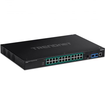 Trendnet TI-RP262i Managed L2 Gigabit Ethernet (10/100/1000) Power over Ethernet (PoE) 1U Zwart