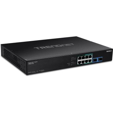 Trendnet TPE-BG102G netwerk-switch Unmanaged Gigabit Ethernet (10/100/1000) Power over Ethernet (PoE) 1U Zwart (TPE-BG102G) thumbnail