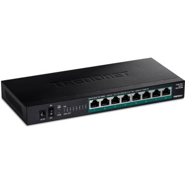 Trendnet TPE-TG380 netwerk-switch Unmanaged 2.5G Ethernet (100/1000/2500) Power over Ethernet (PoE) Zwart (TPE-TG380) thumbnail