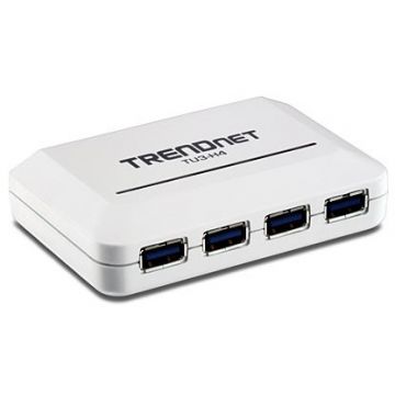 Trendnet TU3-H4 interface hub 5000 Mbit/s Wit