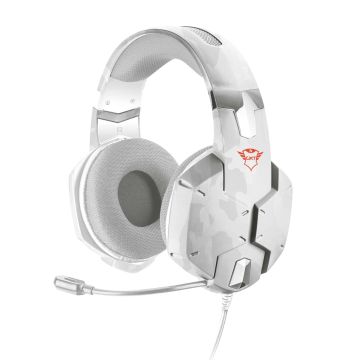 Trust GXT 322W Carus - Gaming Headset voor PS4 en PC - Wit/Grijs Camouflage (20864) thumbnail