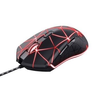 Trust GXT 133 Locx Gaming Muis - Multi Color LED (22988) thumbnail