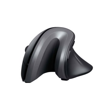 Trust Verro Ergonomische draadloze muis – ergonomische muis – draadloze muis – verticaal ontwerp – Rechtshandig – Zwart (23507) thumbnail