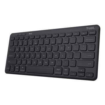 Trust Lyra Compact draadloos toetsenbord – draadloos toetsenbord – QWERTY Amerikaans Engels – Zwart (24707) thumbnail