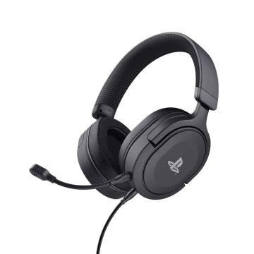 Trust GXT 498 Forta Gaming Headset - Officieel gelicentieerde Playstation 5 gamingheadset – Opklapbare microfoon – Over-ear ontwerp – Zwart (24715) thumbnail