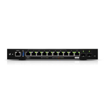 Ubiquiti EdgeRouter ER-12 bedrade router Gigabit Ethernet Zwart (ER-12) thumbnail