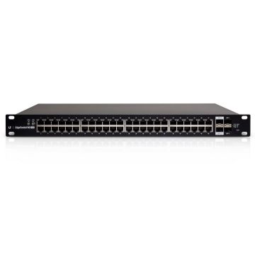 Ubiquiti ES-48-500W netwerk-switch Managed L2/L3 Gigabit Ethernet (10/100/1000) Power over Ethernet (PoE) 1U Zwart (ES-48-500W) thumbnail