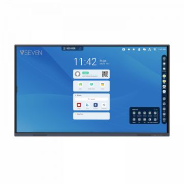 V7 IFP6501- interactive whiteboards & accessories 165,1 cm (65") 3840 x 2160 Pixels Touchscreen Zwart