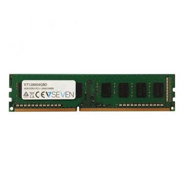 V7 V7128004GBD geheugenmodule 4 GB 1 x 4 GB DDR3 1600 MHz