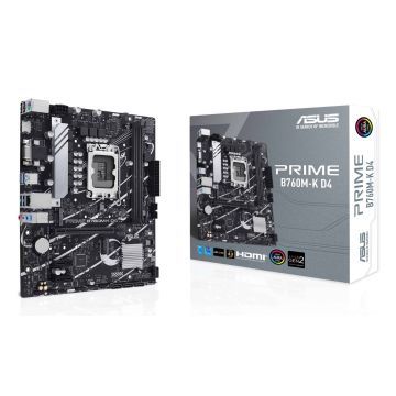 ASUS PRIME B760M-K D4 Intel B760 LGA 1700 micro ATX (PRIME B760M-K D4) thumbnail