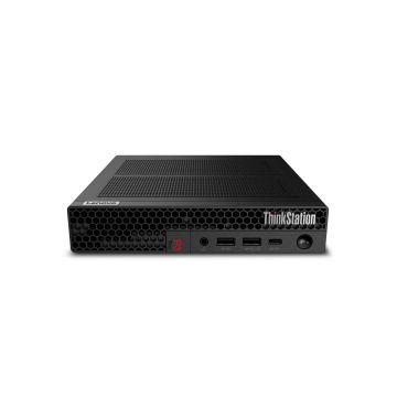 Lenovo ThinkStation P3 Tiny Gen 2 Intel Core Ultra 7 265T 32 GB DDR5-SDRAM 512 GB SSD NVIDIA RTX A400 Windows 11 Pro Mini PC Workstation Zwart (30K5007GBF) thumbnail