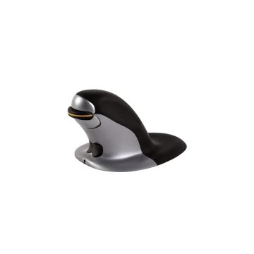 Fellowes Maus Penguin beidhändig kabellos  Gr.L schwarz/silb (9894501) thumbnail