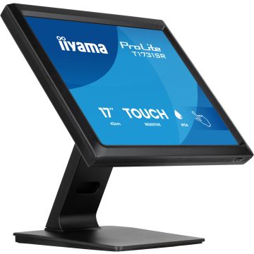 iiyama ProLite T1731SR-B2S computer monitor 43,2 cm (17") 1280 x 1024 Pixels SXGA LCD Touchscreen Tafel Zwart (T1731SR-B2S) thumbnail