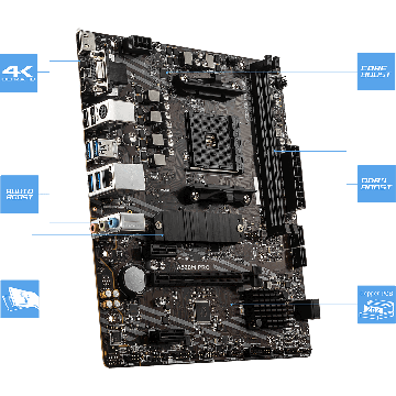 MSI B550M-B                          (B550,AM4,mATX,AMD) (7D14-023R) thumbnail