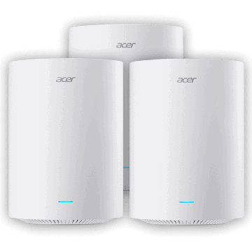Acer Ovia T360, WiFi 7 Mesh Router, 3 pack, EU and UK plug. (FF.G38TA.007) thumbnail
