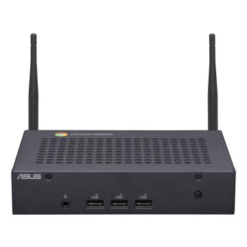 ASUS Chromebox CF40-BC012UN Intel® Celeron® N N4500 8 GB LPDDR4x-SDRAM 64 GB eMMC ChromeOS Mini PC Zwart (90MS02V2-M000C0) thumbnail