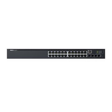 DELL N-Series N1524P netwerk-switch Managed L3 Gigabit Ethernet (10/100/1000) Power over Ethernet (PoE) 1U Zwart (N1524P) thumbnail