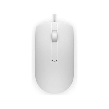 Dell Kit Mouse USB 3 Buttons Optical White MS116 - Maus (W9HPC) (W9HPC) thumbnail