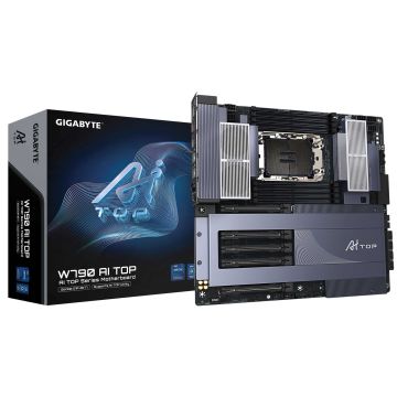 GIGABYTE W790 AI TOP moederbord Intel W790 LGA 4677 (Socket E) Verlengd ATX (W790 AI TOP) thumbnail