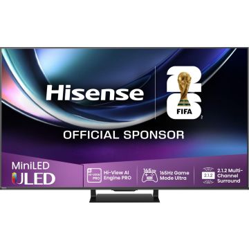 Hisense 55U7Q PRO 139,7 cm (55") 4K Ultra HD Smart TV Wifi Zwart 500 cd/m² (20016204) thumbnail