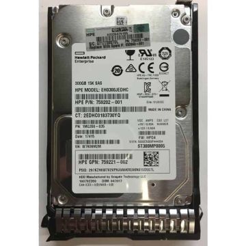 HPE HDD 300GB 15K SAS 2.5 (EH0300JEDHC) thumbnail