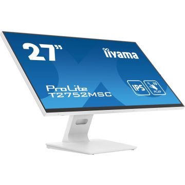 iiyama ProLite T2752MSC-W1 computer monitor 68,6 cm (27") 1920 x 1080 Pixels Full HD LED Touchscreen Wit (T2752MSC-W1) thumbnail