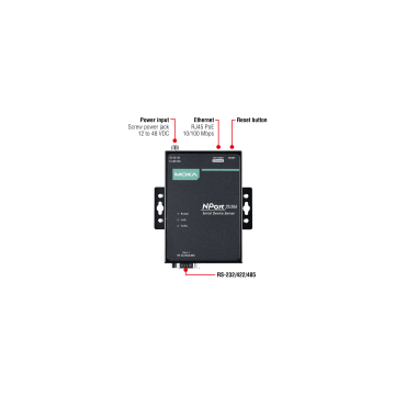 Moxa Nport Device Server 12-48Vdc (NPort 5150) (NPORT 5150) thumbnail