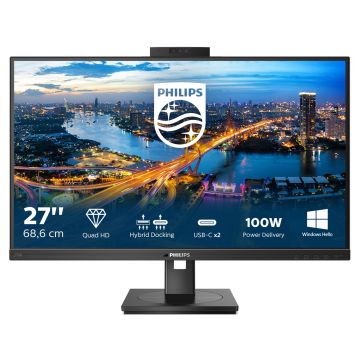 Philips B Line 276B1JH/00 computer monitor 68,6 cm (27") 2560 x 1440 Pixels Quad HD LCD Zwart (276B1JH/00) thumbnail