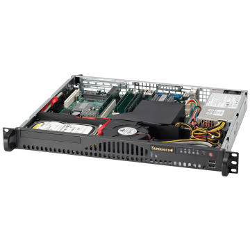 Super Micro Supermicro SC512-203B Rack Black 200 W (CSE-512-203B) thumbnail