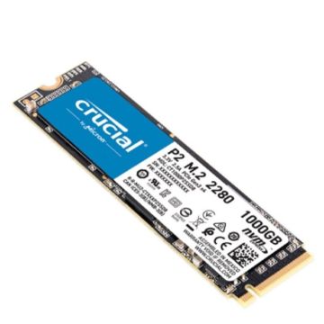 Micron Crucial CT1000P3SSD8 P3 NVME SSD, 1 TB, M.2, PCIe 3.0, 3D NAND, 3500/ 3000 MB/s, Black (CT1000P3SSD8) thumbnail