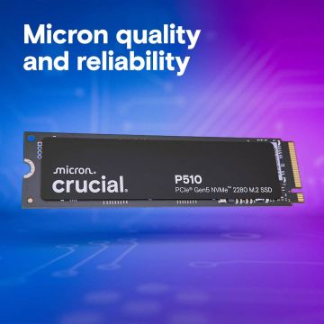 Micron M.2 1TB Crucial P510 NVMe Type 2280 OEM Version (CT1000P510SSD8T) thumbnail