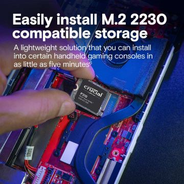 Micron Crucial CT2000P310SSD2 SSD P310 SSD, 2 TB, M.2 2230, PCIe Gen4 NVMe, 3D NAND, 7100/ 6000 MB/s (CT2000P310SSD2) thumbnail